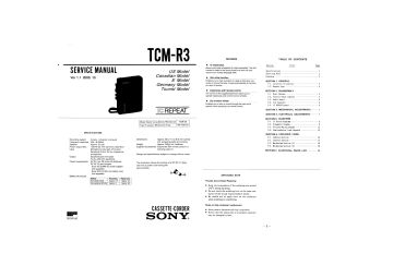 Sony-TCM R3-2000.Cass preview